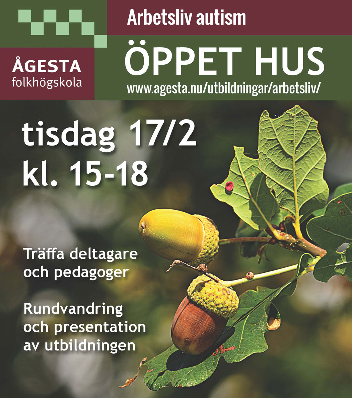 open house - ågesta folkhögskola